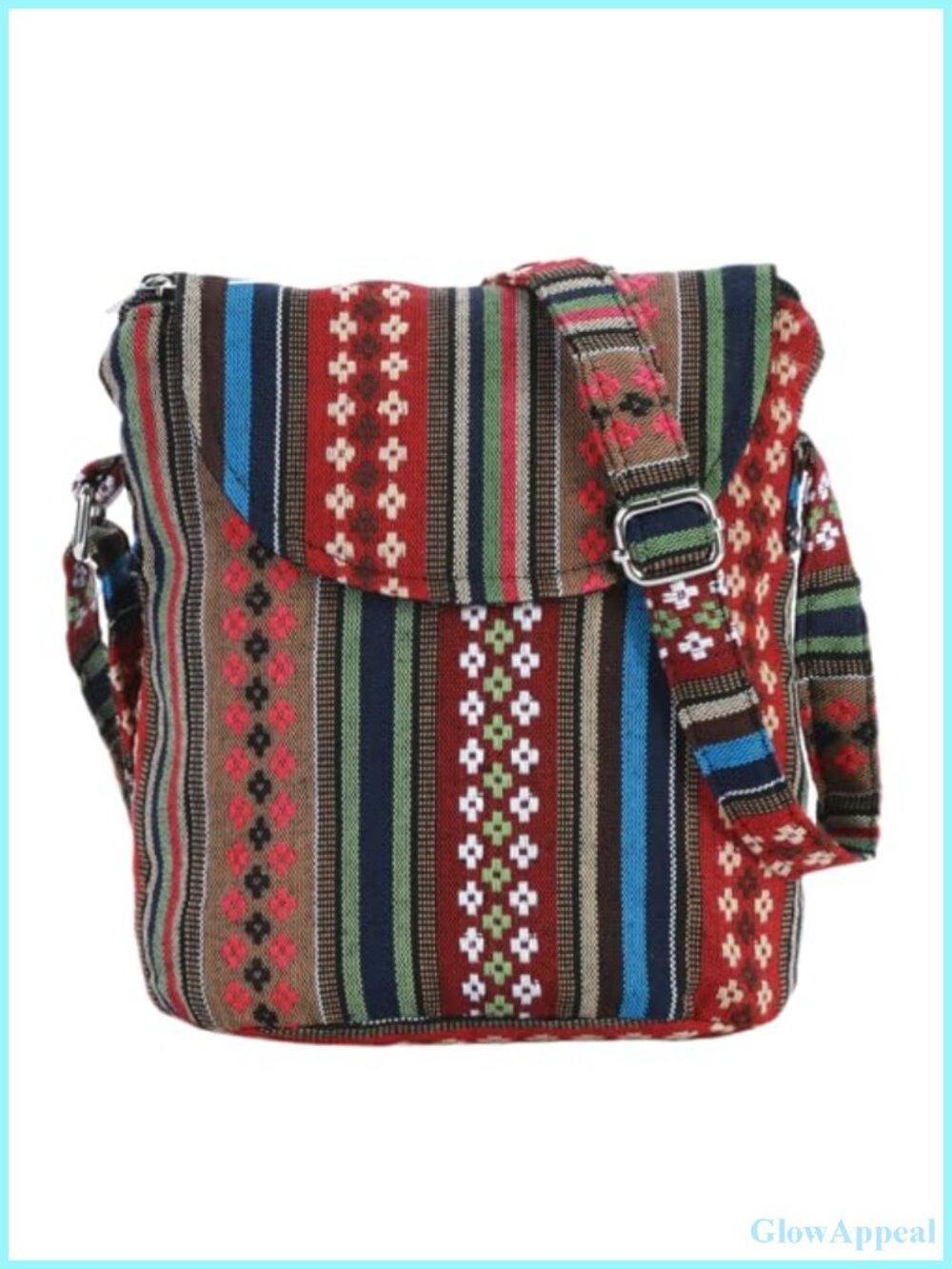 Denim Crossbody Bag Handmade Boho Hobo Travel Purse